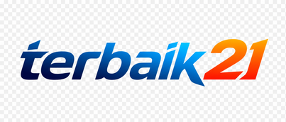 Logo terbaik21 berwarna emas